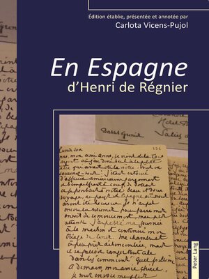 cover image of « En Espagne » d'Henri de Régnier